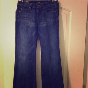 Seven for all mankind 25 wide leg jeans